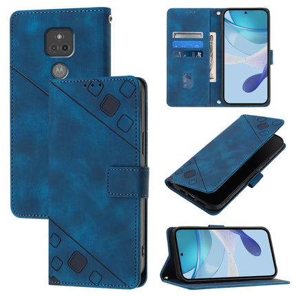 Skin Feel Embossed Leather Phone Case, For Motorola Moto G Play 2021, For Motorola Moto G Stylus 4G 2021