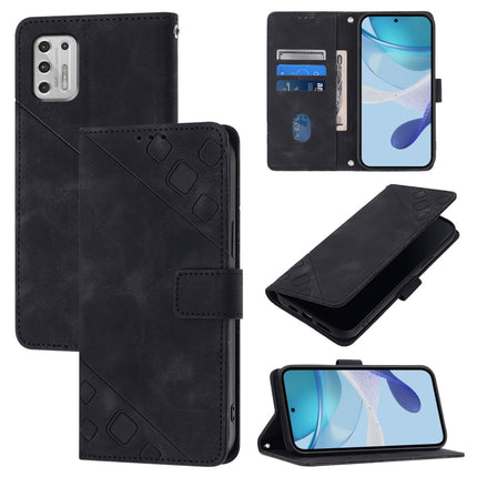 Skin Feel Embossed Leather Phone Case, For Motorola Moto G Play 2021, For Motorola Moto G Stylus 4G 2021
