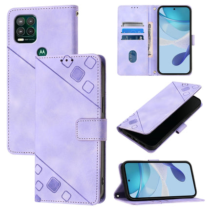 Skin Feel Embossed Leather Phone Case, For Motorola Moto G31 Global / Moto G41, For Motorola Moto G71 5G, For Motorola Moto G Stylus 5G 2021, For Motorola Moto G60 / Moto G40 Fusion