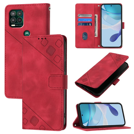 Skin Feel Embossed Leather Phone Case, For Motorola Moto G31 Global / Moto G41, For Motorola Moto G71 5G, For Motorola Moto G Stylus 5G 2021, For Motorola Moto G60 / Moto G40 Fusion