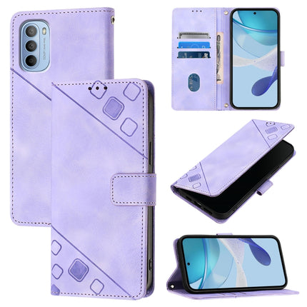 Skin Feel Embossed Leather Phone Case, For Motorola Moto G31 Global / Moto G41, For Motorola Moto G71 5G, For Motorola Moto G Stylus 5G 2021, For Motorola Moto G60 / Moto G40 Fusion