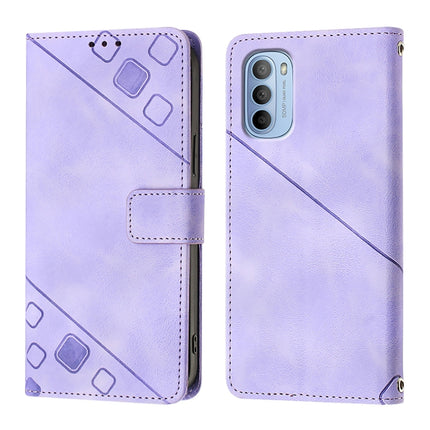 Skin Feel Embossed Leather Phone Case, For Motorola Moto G31 Global / Moto G41, For Motorola Moto G71 5G, For Motorola Moto G Stylus 5G 2021, For Motorola Moto G60 / Moto G40 Fusion