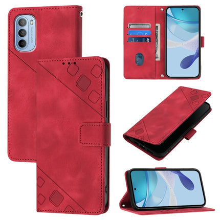 Skin Feel Embossed Leather Phone Case, For Motorola Moto G31 Global / Moto G41, For Motorola Moto G71 5G, For Motorola Moto G Stylus 5G 2021, For Motorola Moto G60 / Moto G40 Fusion