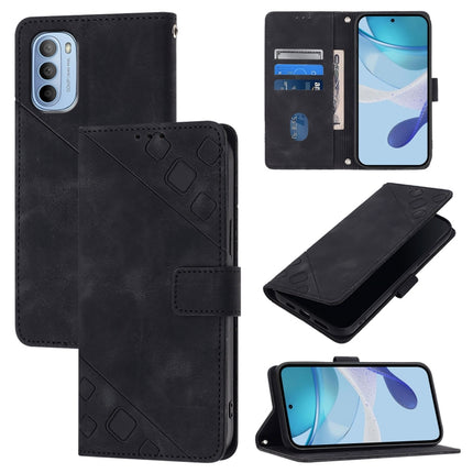 Skin Feel Embossed Leather Phone Case, For Motorola Moto G31 Global / Moto G41, For Motorola Moto G71 5G, For Motorola Moto G Stylus 5G 2021, For Motorola Moto G60 / Moto G40 Fusion