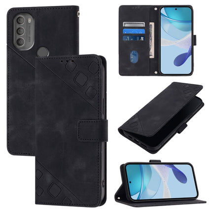 Skin Feel Embossed Leather Phone Case, For Motorola Moto G31 Global / Moto G41, For Motorola Moto G71 5G, For Motorola Moto G Stylus 5G 2021, For Motorola Moto G60 / Moto G40 Fusion