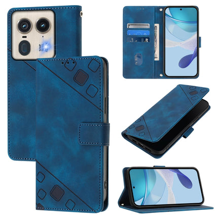 Skin Feel Embossed Leather Phone Case, For Motorola Moto G05, For Motorola Moto G15, For Motorola Edge 50 5G Global, For Motorola Moto E14