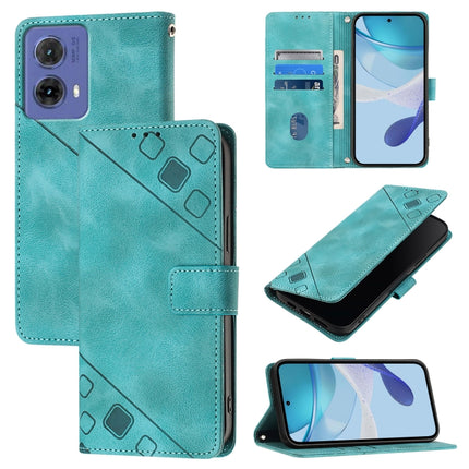 Skin Feel Embossed Leather Phone Case, For Motorola Moto G85, For Motorola Edge 50 Ultra, For Motorola Edge 50 Pro, For Motorola Edge 50 Fusion