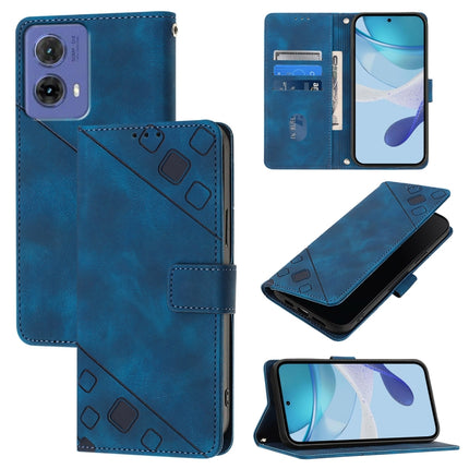 Skin Feel Embossed Leather Phone Case, For Motorola Moto G85, For Motorola Edge 50 Ultra, For Motorola Edge 50 Pro, For Motorola Edge 50 Fusion