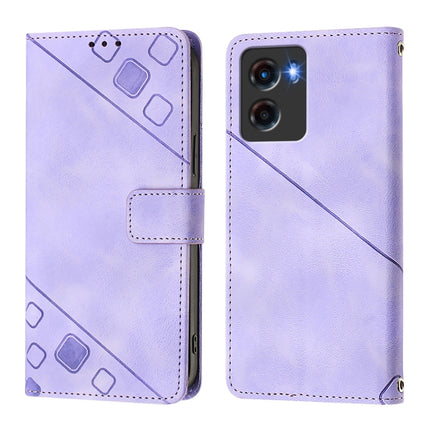 Skin Feel Embossed Leather Phone Case, For Motorola Moto G05, For Motorola Moto G15, For Motorola Edge 50 5G Global, For Motorola Moto E14