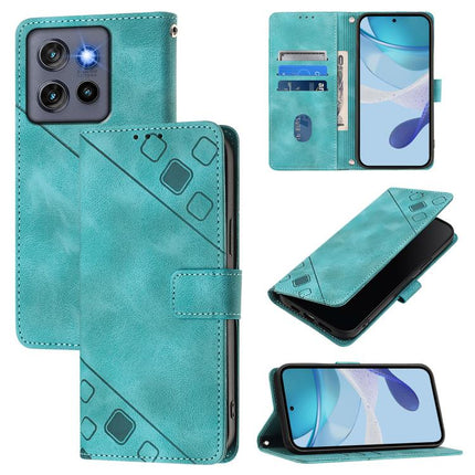 Skin Feel Embossed Leather Phone Case, For Motorola Edge 60 Pro / 60s Pro 5G, For Motorola Edge 60 Fusion 5G Global, For Motorola Moto G Stylus 5G 2025 Global, For Motorola Moto G15 / G15 Power