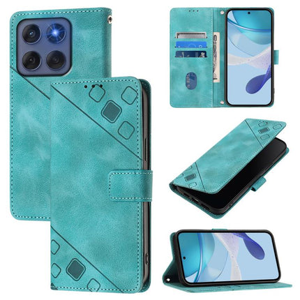 Skin Feel Embossed Leather Phone Case, For Motorola Edge 60 Pro / 60s Pro 5G, For Motorola Edge 60 Fusion 5G Global, For Motorola Moto G Stylus 5G 2025 Global, For Motorola Moto G15 / G15 Power