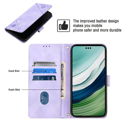 Skin Feel Embossed Leather Phone Case, For Huawei Mate 60 Pro, For Huawei P60 Art, For Huawei P60 / P60 Pro, For Huawei Enjoy 50 Pro / Nova Y90