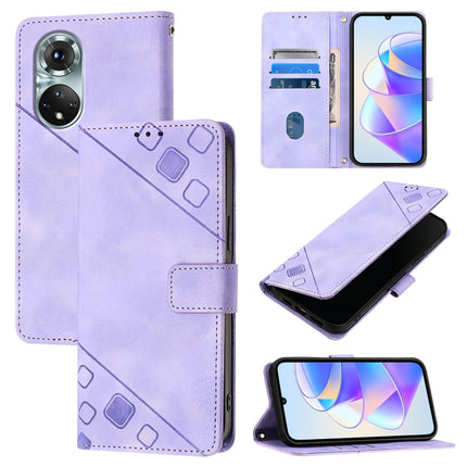 Skin Feel Embossed Leather Phone Case, For Huawei Nova 9 SE, For Huawei Nova 9 Pro, For Huawei Nova 9, For Huawei Nova 8i