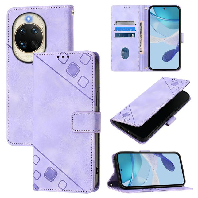 Skin Feel Embossed Leather Phone Case, For Huawei nova 14 5G, For Huawei nova 13 Pro, For Huawei nova 13 / nova 12, For Huawei Nova 12i Global