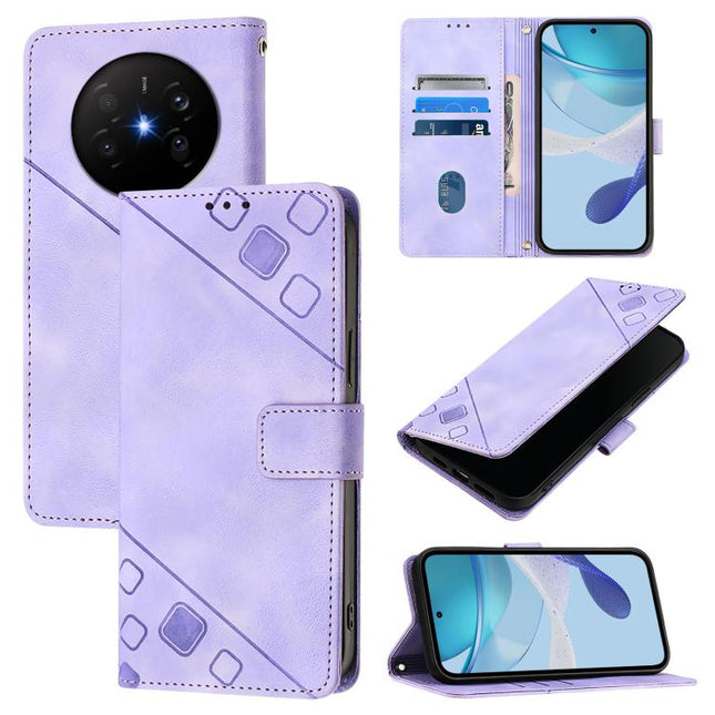 Skin Feel Embossed Leather Phone Case, For Huawei Mate 70 Air 5G, For Huawei Enjoy 80s 4G, For Huawei nova 14 Ultra 5G, For Huawei nova 14 Pro 5G