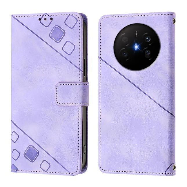 Skin Feel Embossed Leather Phone Case, For Huawei Mate 70 Air 5G, For Huawei Enjoy 80s 4G, For Huawei nova 14 Ultra 5G, For Huawei nova 14 Pro 5G