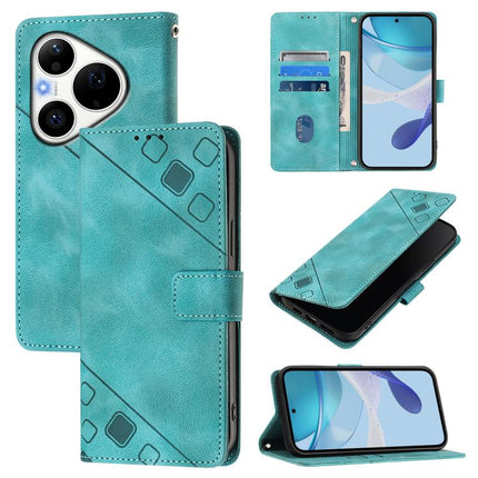 Skin Feel Embossed Leather Phone Case, For Huawei nova 14 Lite 5G / nova 15 / 16z, For Huawei nova 16 5G, For Huawei Pura 90 Pro Max 5G, For Huawei Pura 90 Pro 5G
