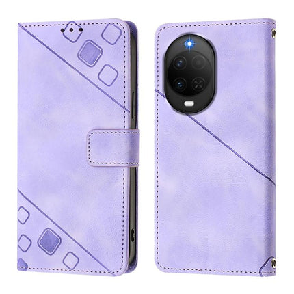 Skin Feel Embossed Leather Phone Case, For Huawei nova 14 Lite 5G / nova 15 / 16z, For Huawei nova 16 5G, For Huawei Pura 90 Pro Max 5G, For Huawei Pura 90 Pro 5G