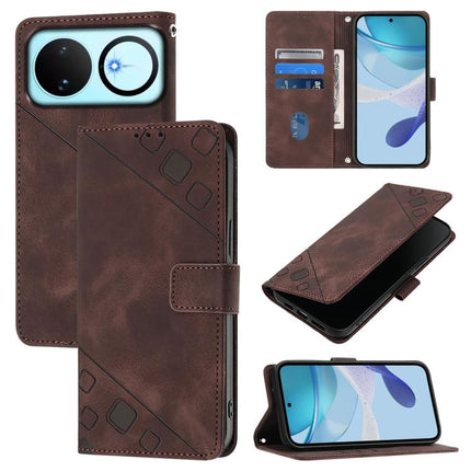 Skin Feel Embossed Leather Phone Case, For Huawei nova 14 Lite 5G / nova 15 / 16z, For Huawei nova 16 5G, For Huawei Pura 90 Pro Max 5G, For Huawei Pura 90 Pro 5G