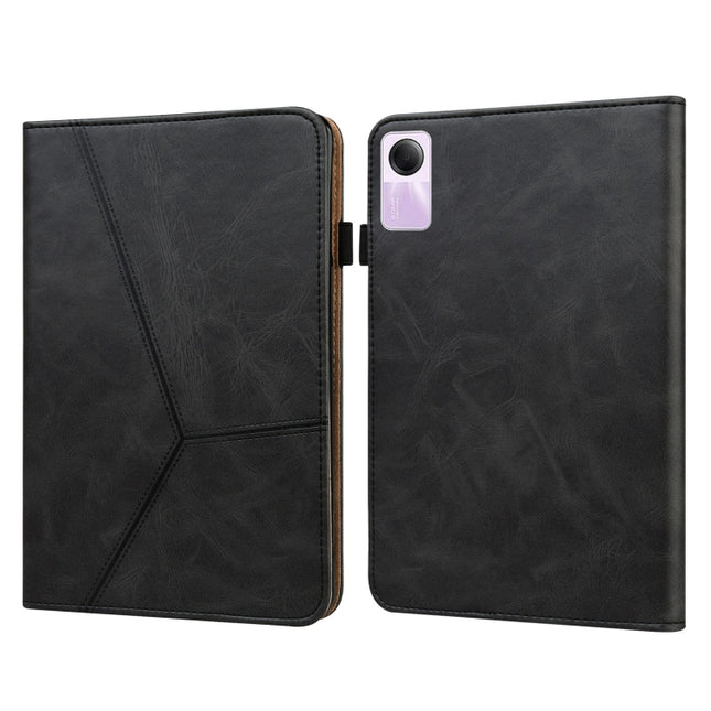 Solid Color Stripe Embossed Leather Tablet Case, For Xiaomi Poco Pad 12.1, For Xiaomi Redmi Pad Pro 12.1, For Xiaomi Redmi Pad SE 8.7, For Xiaomi Redmi Pad SE