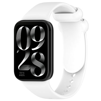 Solid Color Black Buckle Silicone Watch Band, For Xiaomi Band 10 Pro / Redmi Watch 6 / 5