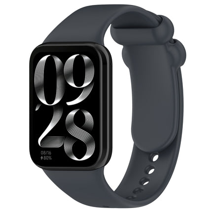 Solid Color Black Buckle Silicone Watch Band, For Xiaomi Band 10 Pro / Redmi Watch 6 / 5