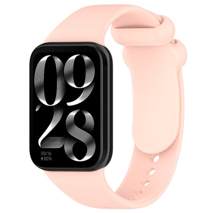 Solid Color Black Buckle Silicone Watch Band, For Xiaomi Band 10 Pro / Redmi Watch 6 / 5