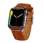 For Apple Watch Series 7 45mm / 6 & SE & 5 & 4 44mm / 3 & 2 & 1 42mm / Brown