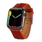 For Apple Watch Ultra 49mm / Series 8&7 45mm / SE 2&6&SE&5&4 44mm / 3&2&1 42mm / Red