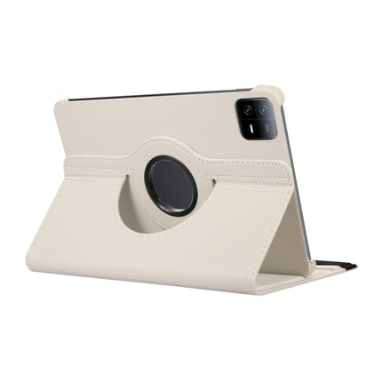 360 Degree Rotation Litchi Texture Leather Tablet Case, For Xiaomi Pad 6S Pro 12.4, For Xiaomi Redmi Pad SE