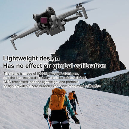 Für DJI Mini 4 Pro STARTRC Drohnen-Objektivfilter, ND16/64/256, einstellbarer CPL, einstellbares UV, 4 in 1 ND8/16/64/256PL, CPL ND8/16/32/64/256, CPL UV ND8/16/32/64