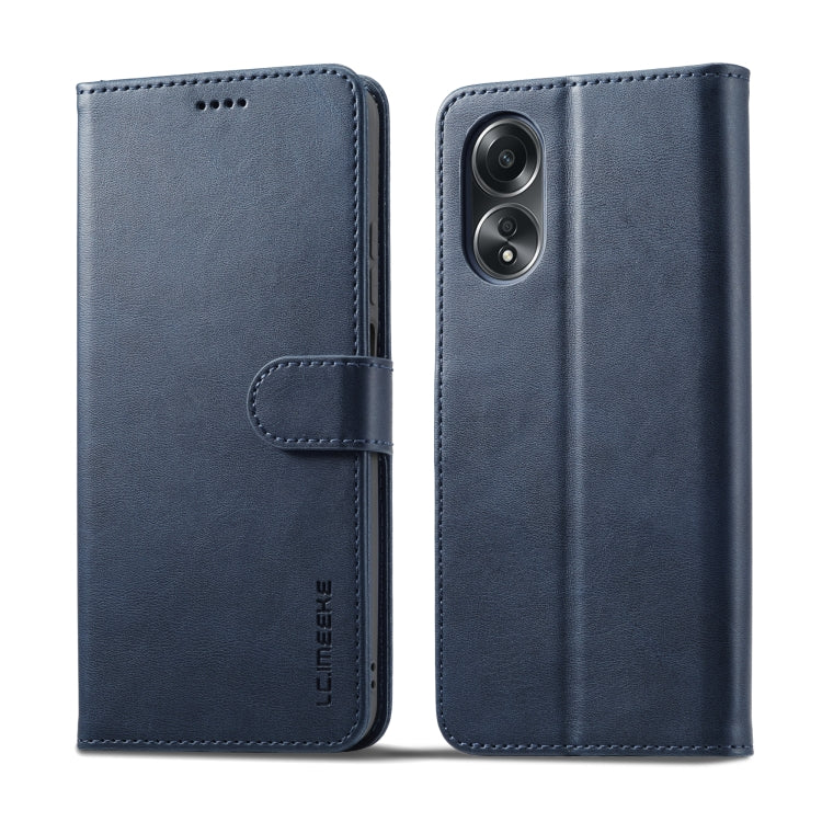 LC.IMEEKE Calf Texture Horizontal Flip Leather Case, For OPPO A58 4G / A98 5G / F23 5G, For OPPO A78 4G
