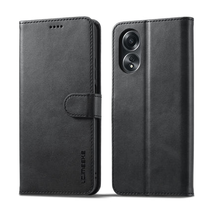 LC.IMEEKE Calf Texture Horizontal Flip Leather Case, For OPPO A58 4G / A98 5G / F23 5G, For OPPO A78 4G
