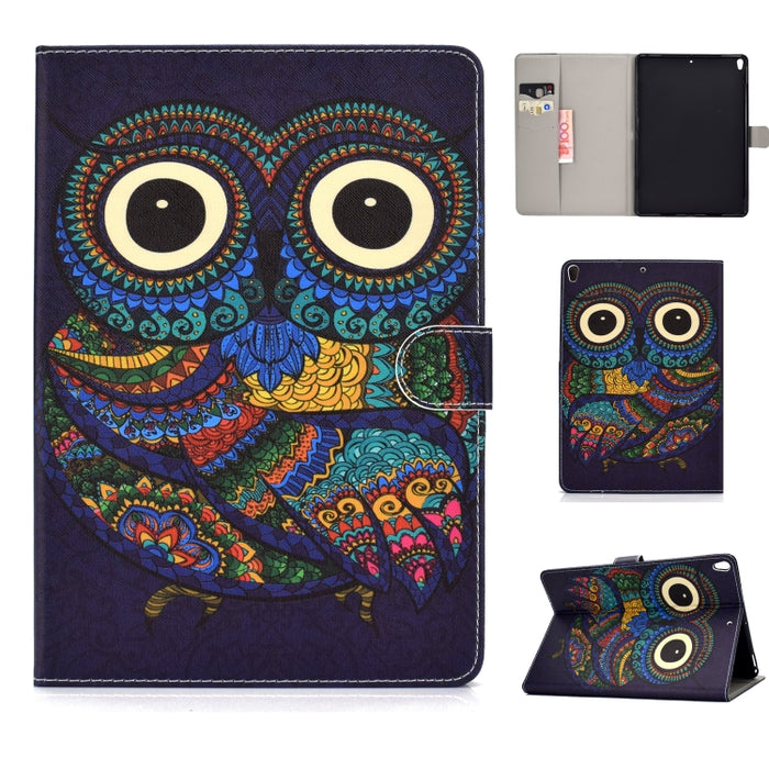 Colored Drawing Pattern Horizontal Flip PU Leather Case with Holder & Card Slot & Sleep / Wake-up Function, For iPad Pro 10.5 inch, For iPad Pro 11 (2020), For iPad Pro 11 (2018)