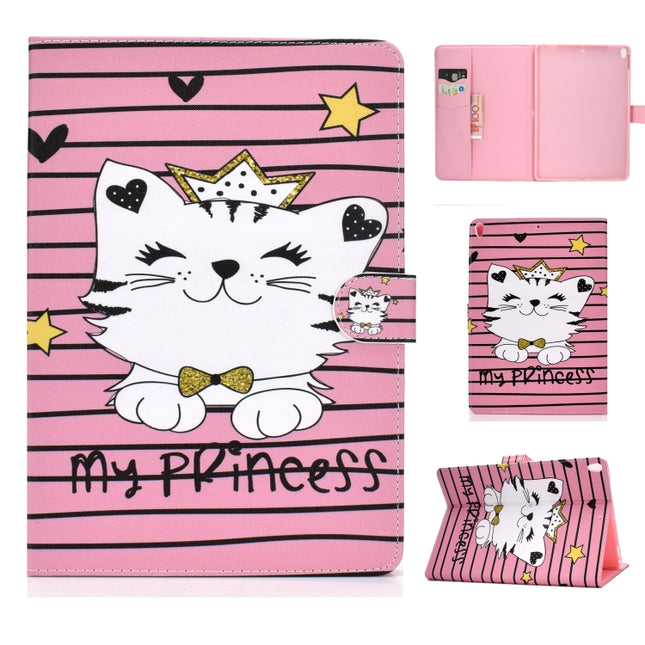 Colored Drawing Pattern Horizontal Flip PU Leather Case with Holder & Card Slot & Sleep / Wake-up Function, For iPad Pro 10.5 inch, For iPad Pro 11 (2020), For iPad Pro 11 (2018)