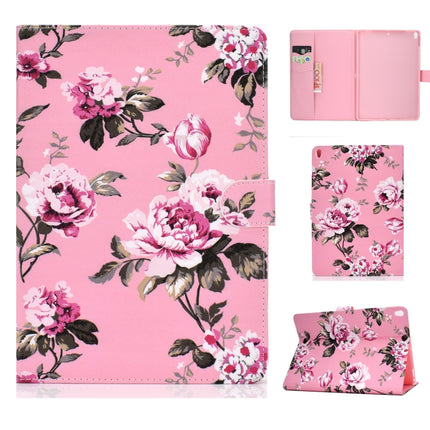 Colored Drawing Pattern Horizontal Flip PU Leather Case with Holder & Card Slot & Sleep / Wake-up Function
