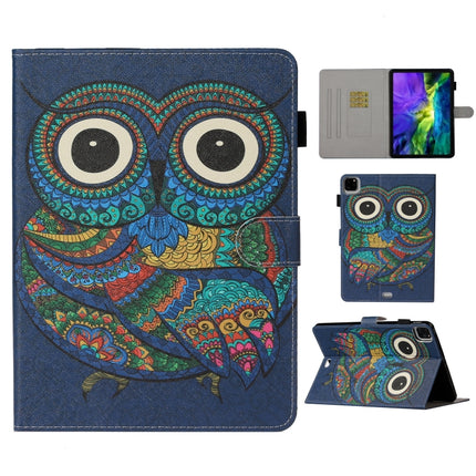 Colored Drawing Pattern Horizontal Flip PU Leather Case with Holder & Card Slot & Sleep / Wake-up Function