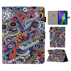 Colored Drawing Pattern Horizontal Flip PU Leather Case with Holder & Card Slot & Sleep / Wake-up Function, For iPad Pro 10.5 inch, For iPad Pro 11 (2020), For iPad Pro 11 (2018), For iPad 10.2