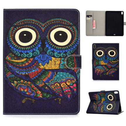 Colored Drawing Pattern Horizontal Flip PU Leather Case with Holder & Card Slot & Sleep / Wake-up Function