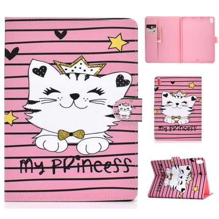 Colored Drawing Pattern Horizontal Flip PU Leather Case with Holder & Card Slot & Sleep / Wake-up Function