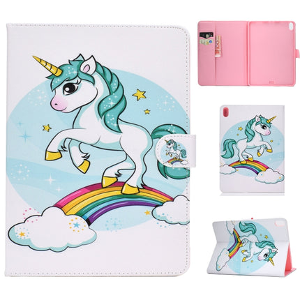 Colored Drawing Pattern Horizontal Flip PU Leather Case with Holder & Card Slot & Sleep / Wake-up Function