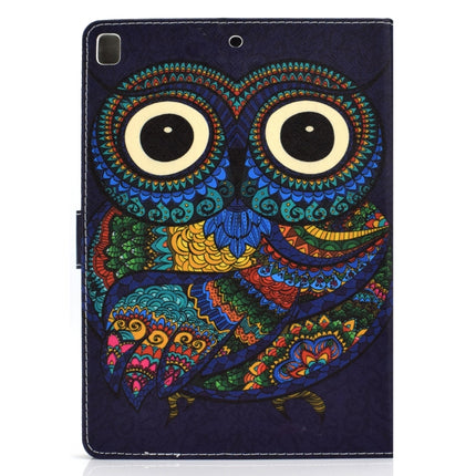 Colored Drawing Pattern Horizontal Flip PU Leather Case with Holder & Card Slot & Sleep / Wake-up Function