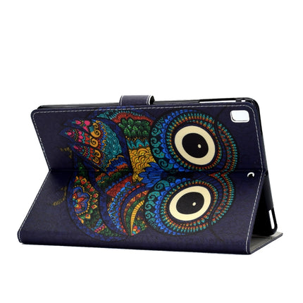 Colored Drawing Pattern Horizontal Flip PU Leather Case with Holder & Card Slot & Sleep / Wake-up Function