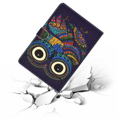 Colored Drawing Pattern Horizontal Flip PU Leather Case with Holder & Card Slot & Sleep / Wake-up Function, For iPad 9.7 (2017/2018) & Air 2 & Air, For iPad Mini 2019 & 4 & 3 & 2 & 1, For Samsung Galaxy Tab A 10.1 (2019) T510/T515