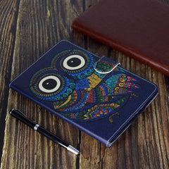 Colored Drawing Pattern Horizontal Flip PU Leather Case with Holder & Card Slot & Sleep / Wake-up Function, For iPad 9.7 (2017/2018) & Air 2 & Air, For iPad Mini 2019 & 4 & 3 & 2 & 1, For Samsung Galaxy Tab A 10.1 (2019) T510/T515