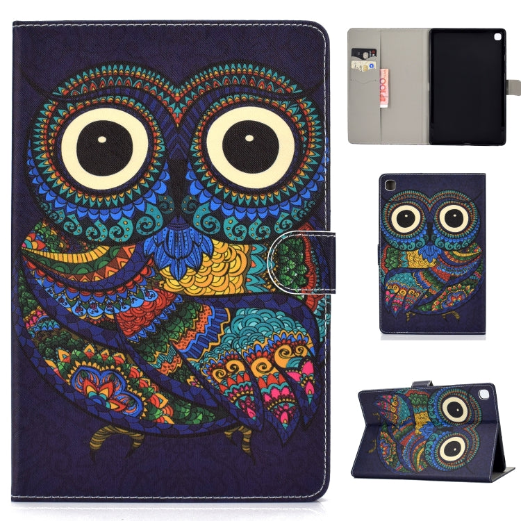 Colored Drawing Pattern Horizontal Flip PU Leather Case with Holder & Card Slot & Sleep / Wake-up Function, For Samsung Galaxy Tab A 10.1 (2019) T510/T515, For Samsung Galaxy Tab A 10.1 T580/T585 (2016), For Samsung Galaxy Tab A 10.5 T590/T595