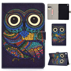 Colored Drawing Pattern Horizontal Flip PU Leather Case with Holder & Card Slot & Sleep / Wake-up Function, For iPad 9.7 (2017/2018) & Air 2 & Air, For iPad Mini 2019 & 4 & 3 & 2 & 1, For Samsung Galaxy Tab A 10.1 (2019) T510/T515