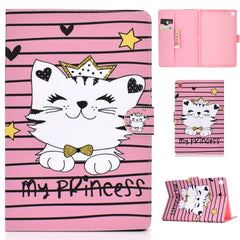 Colored Drawing Pattern Horizontal Flip PU Leather Case with Holder & Card Slot & Sleep / Wake-up Function, For Samsung Galaxy Tab A 10.1 (2019) T510/T515, For Samsung Galaxy Tab A 10.1 T580/T585 (2016), For Samsung Galaxy Tab A 10.5 T590/T595