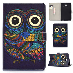 Colored Drawing Pattern Horizontal Flip PU Leather Case with Holder & Card Slot & Sleep / Wake-up Function, For iPad 9.7 (2017/2018) & Air 2 & Air, For iPad Mini 2019 & 4 & 3 & 2 & 1, For Samsung Galaxy Tab A 10.1 (2019) T510/T515