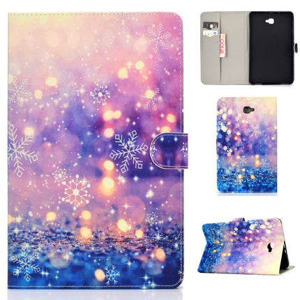 Horizontale Klapphülle aus PU-Leder mit farbigem Zeichenmuster, Halterung, Kartensteckplatz und Schlaf-/Weckfunktion, für Samsung Galaxy Tab A 10.5 T590/T595, für Samsung Galaxy Tab S5e 10.5 T720/T725, für Amazon Kindle Fire HD 8 2016/2017